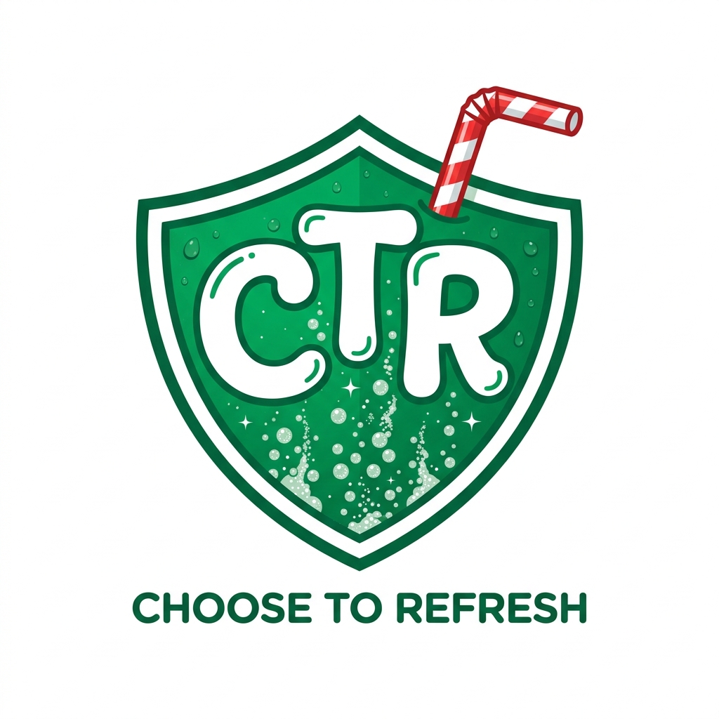 Choose to Refresh CTR Soda Shield Emblem